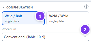 Configuration section